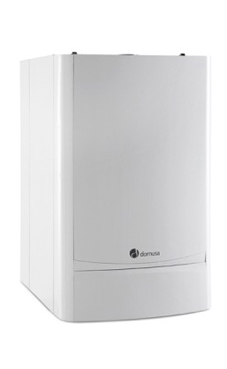 DOMUSA EVOL TOP 37 ACU de 37,6 KW con acumuladorde 21 litros con placa de conexiones y kit de evacuación