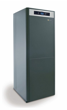 DOMUSA Evolution EV 40 FDX  de pie de 40,5 Kw.  mixta de hierro fundido con acumulador de 130 litros.