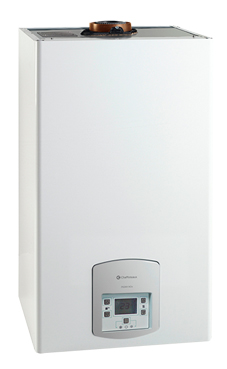 CHAFFOTEAUX-MAURY PIGMA NOX 28 FF  de 28,1 KW con placa de conexiones y kit salida de humos.